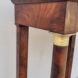 Empire Console in Mahogany and Bronze 19th