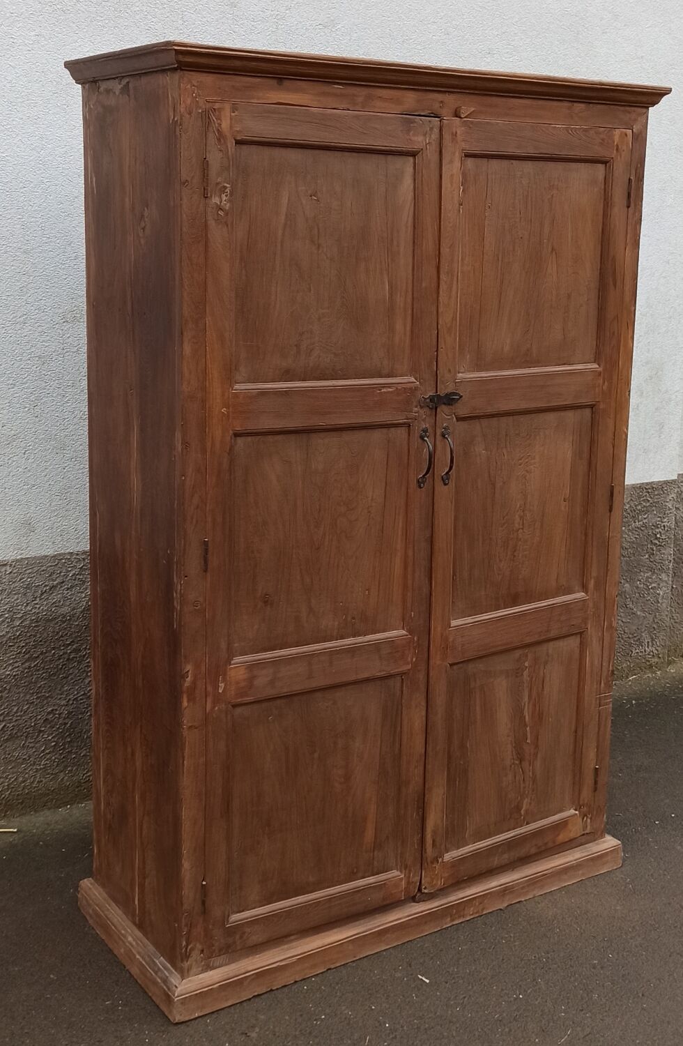 Old wooden wardrobe