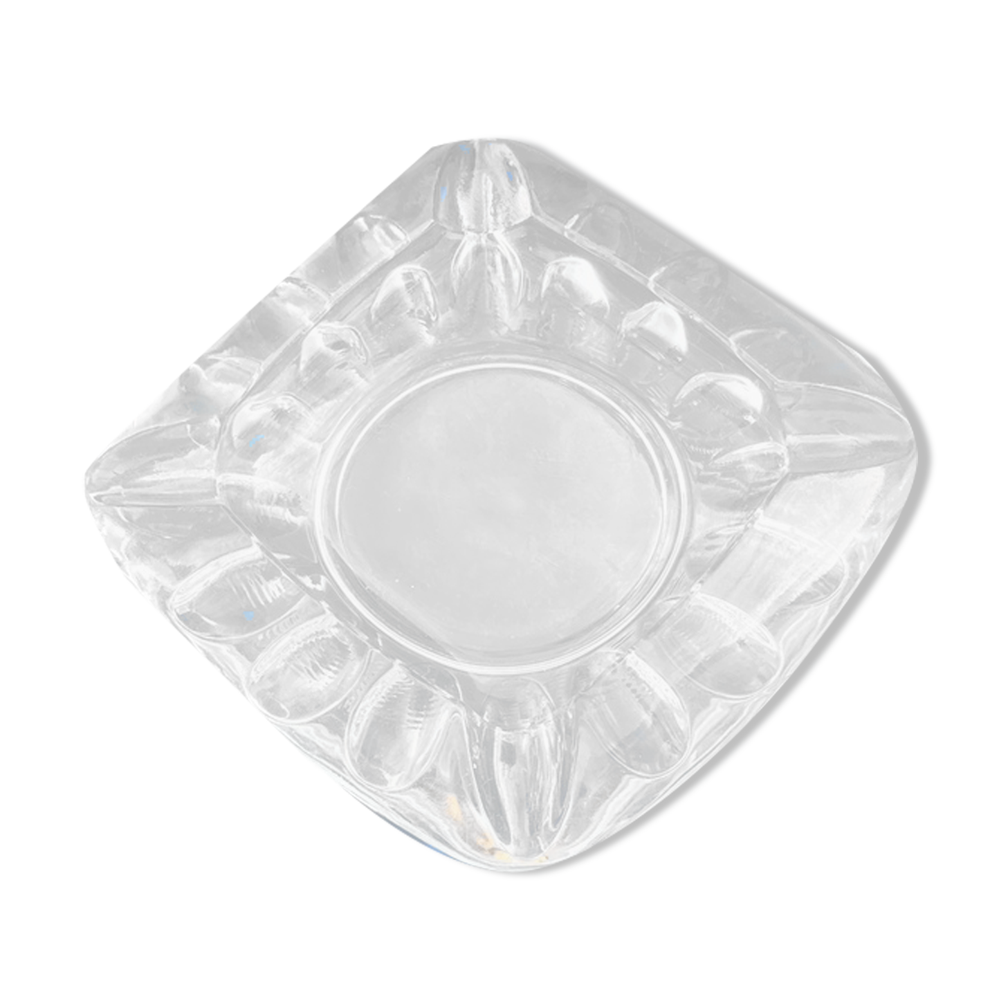 Square glass pocket tray