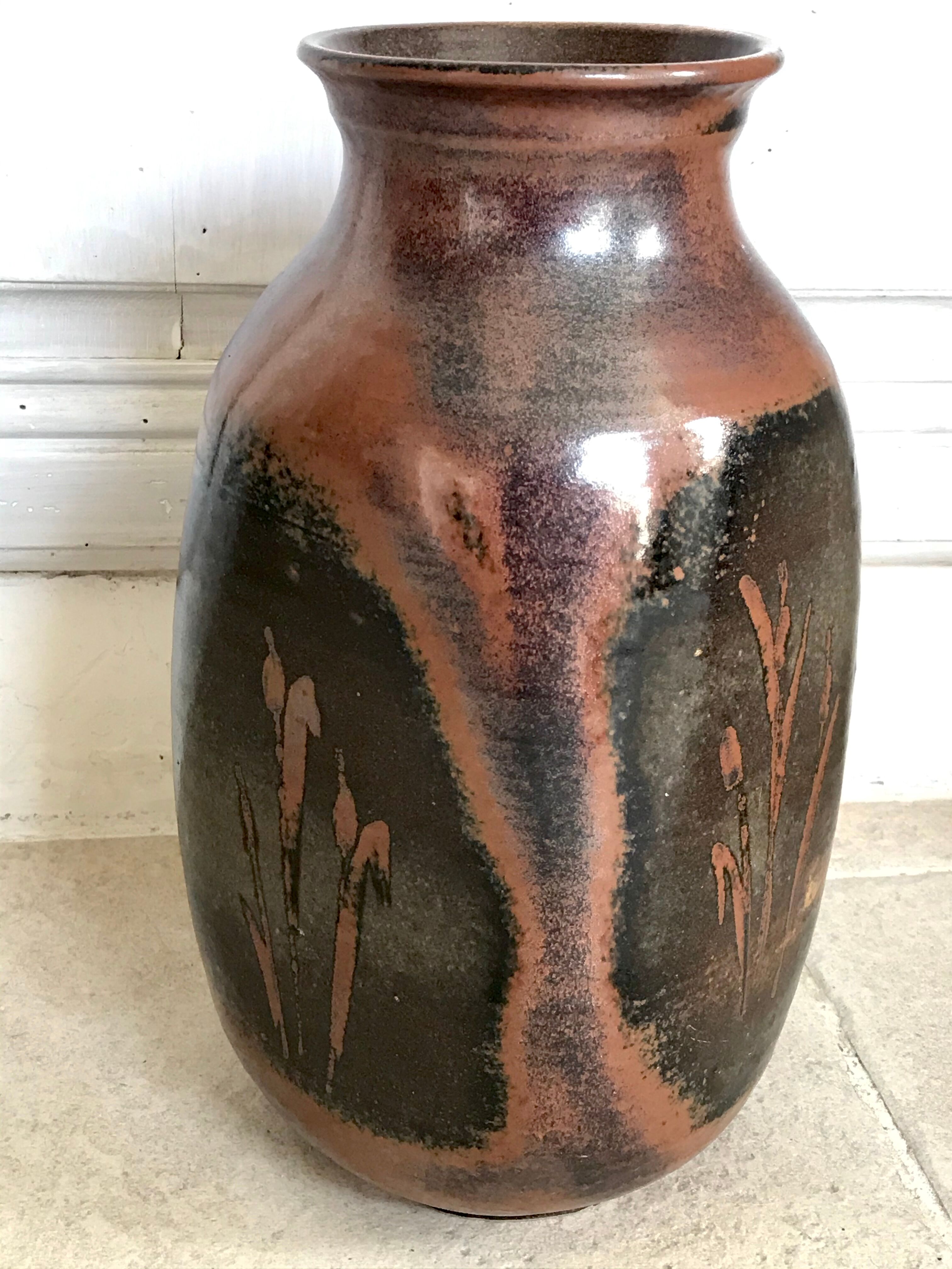 Taber Vallauris sandstone vase 32 cm