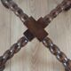 Table d'appoint, pieds bobine