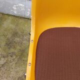 Paire de chaises traineaux Orange