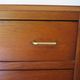 Pretty vintage chest of drawers - 4 drawers - 1960s - refined Scandinavian style - medium oak color