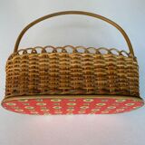 Vintage wicker basket