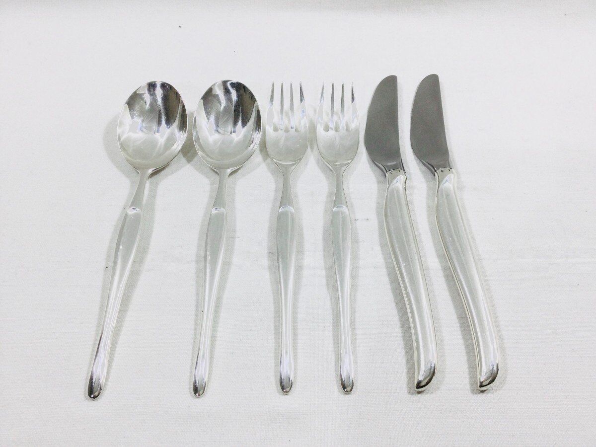 Christofle - Pair of Duo Model Cutlery