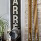 Vintage wooden Rossignol Hickory ski pair