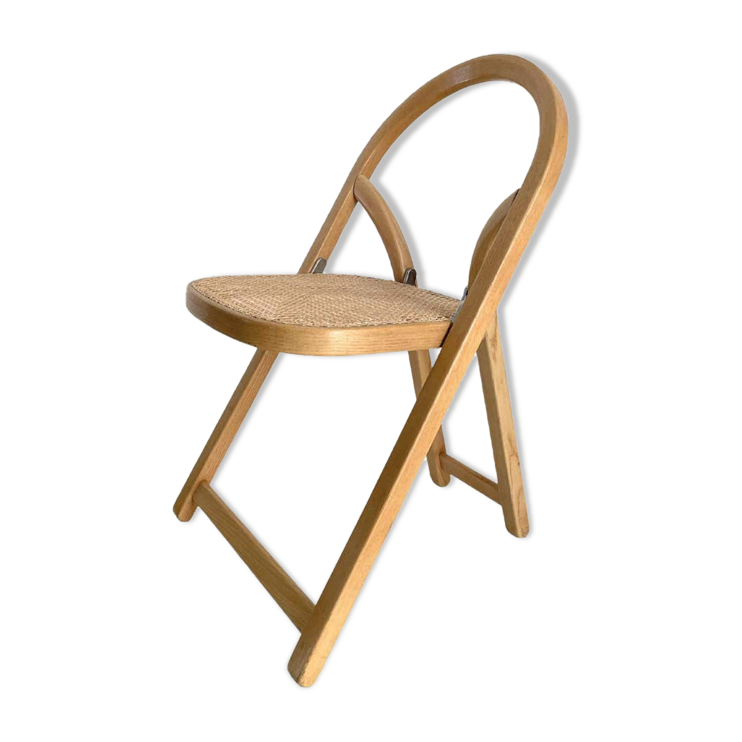 Italian Arca Folding Chair by Gigi Sabadin for Crasevig, 1970s