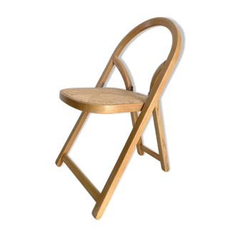 Italian Arca Folding Chair by Gigi Sabadin for Crasevig, 1970s