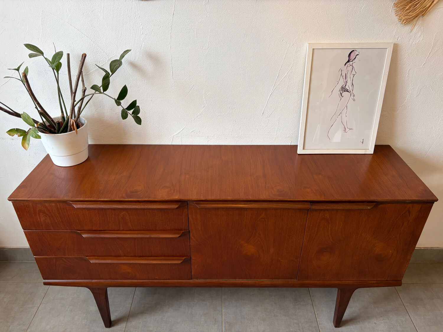 Vintage Scandinavian teak sideboard