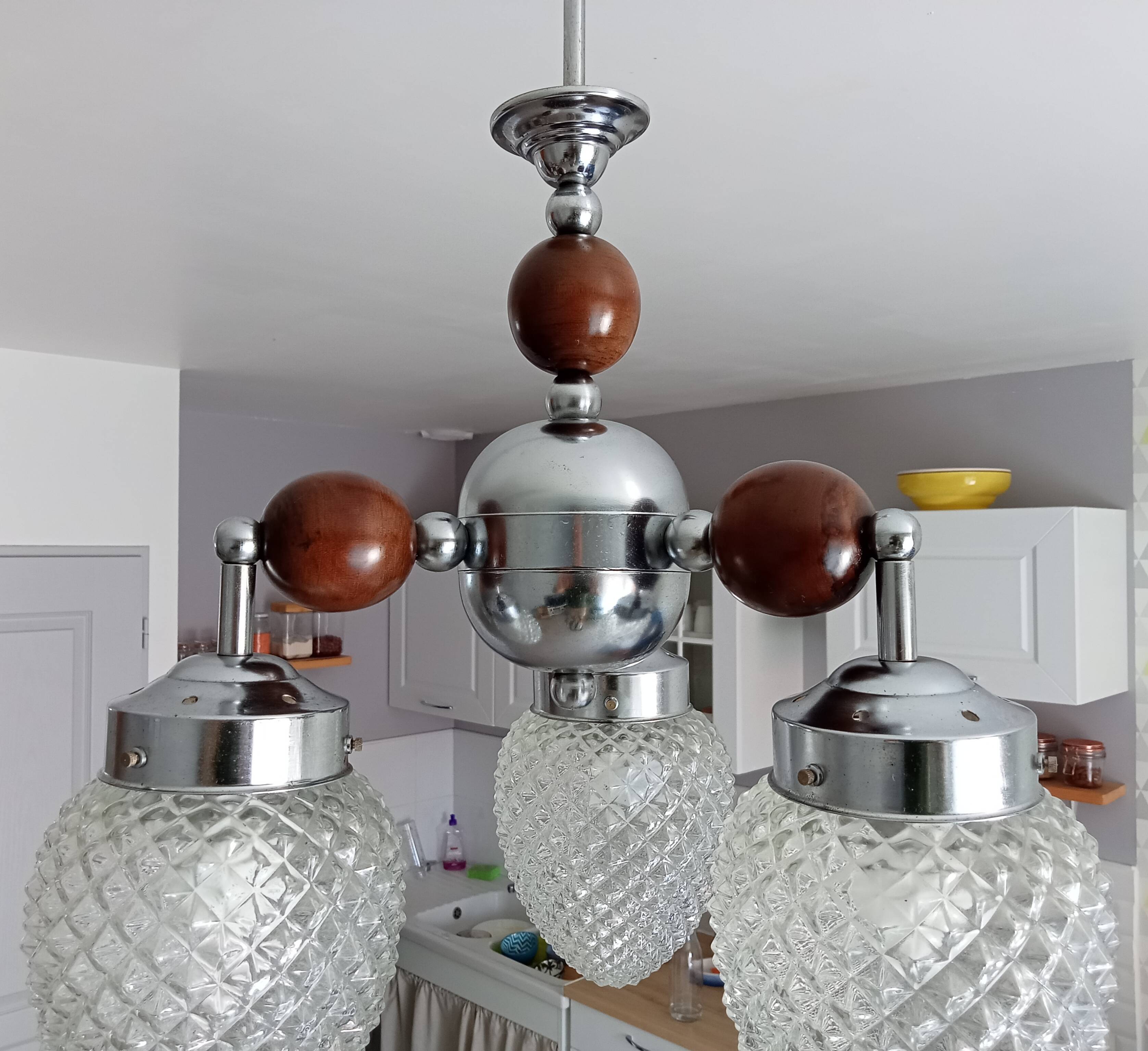 Lustre vintage art déco années 50/60