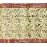 Anatolian handmade vintage rug 203 cm x 117 cm