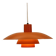 Vintage LOUIS POULSEN PH 4/3 Lamp - 70s Danish Mid Century Modern Pendant