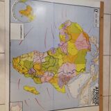 Vidal-Lablache educational wall map of the 1950s