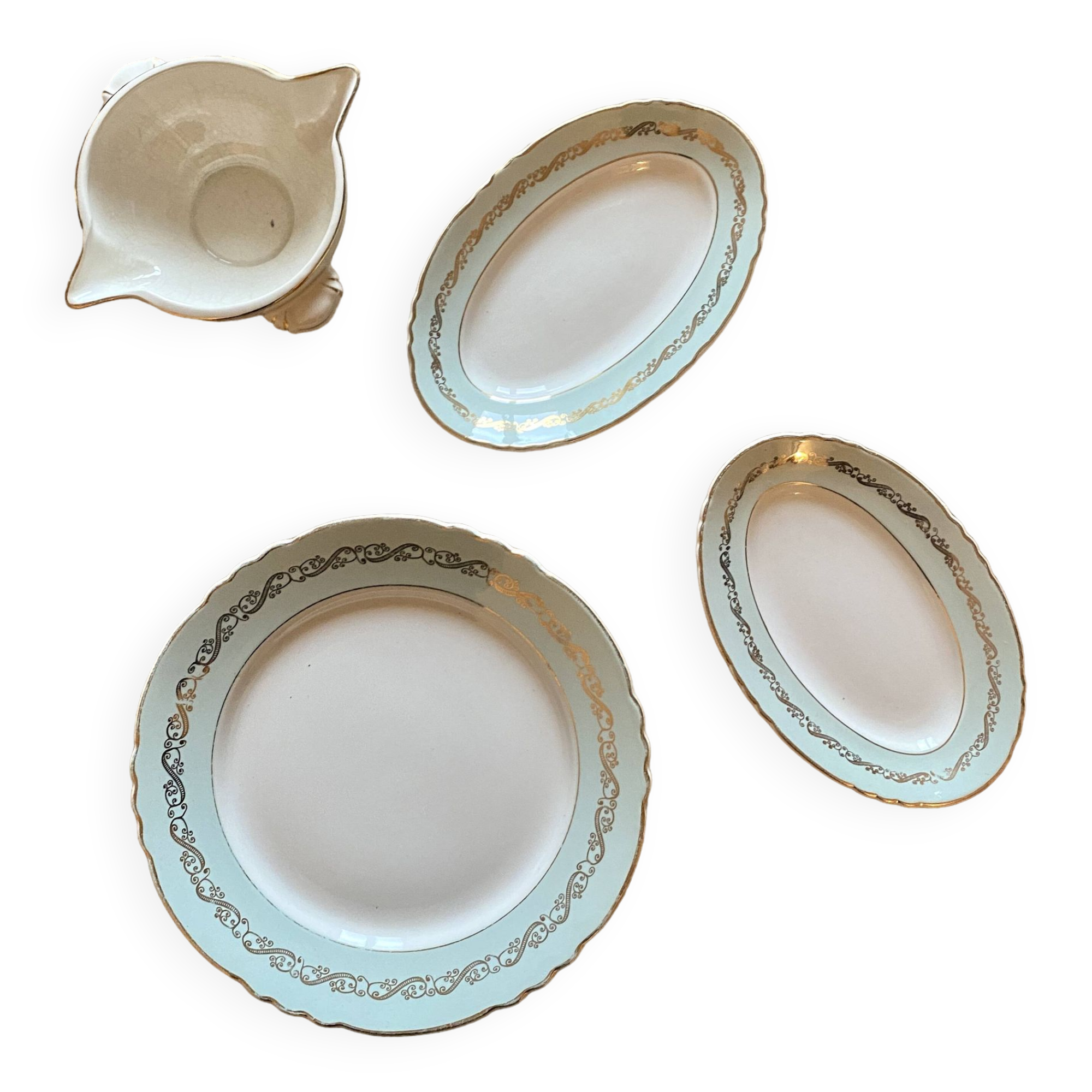 Set of 4 vintage Seville model serving dishes from Moulin des Loups