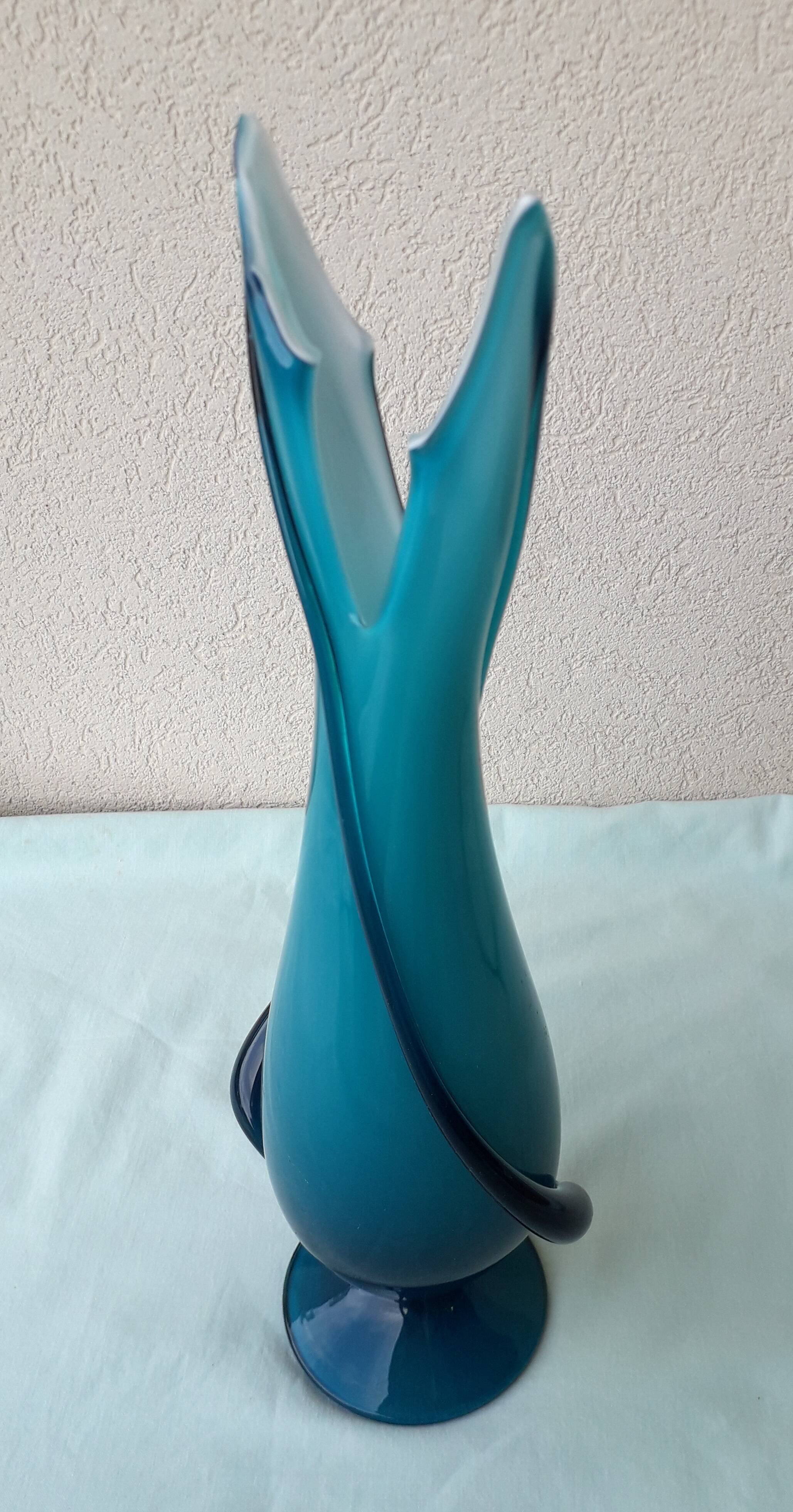 Murano glass vase Fratelli Toso
