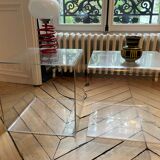 Pair of sofa end or bedside tables