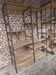Industrial iron and wood shelf