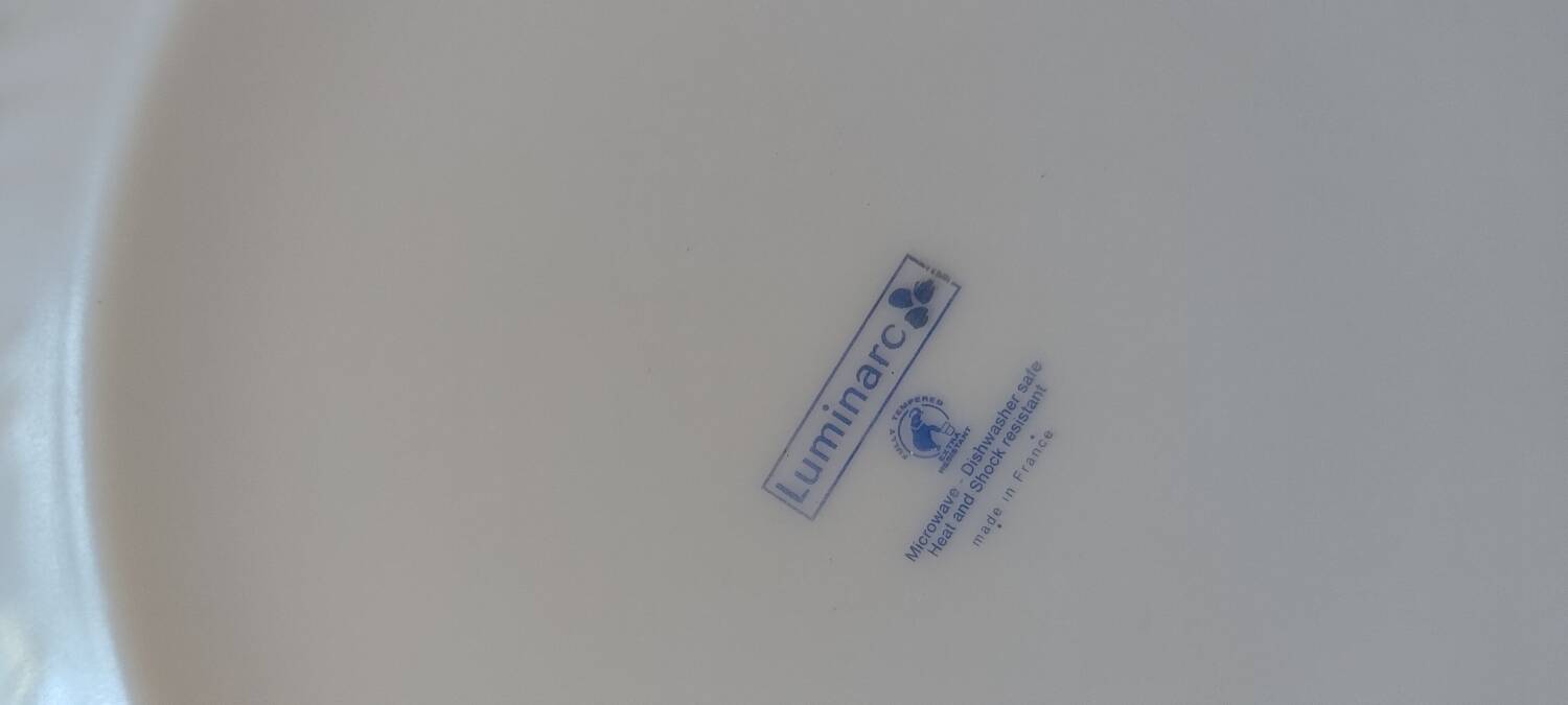 Luminarc floral plate set