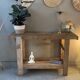 Vintage wooden workbench