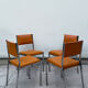 Lot 4 chaises vintage