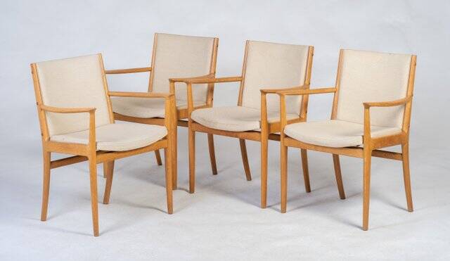 Armchairs by Kai Lyngfeldt Larsen for Søren Willadsen, Denmark, 1950s, Set of 4