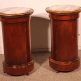 pair of somnos in mahogany