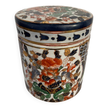 Pot / vide poche avec couvercle porcelaine chinois