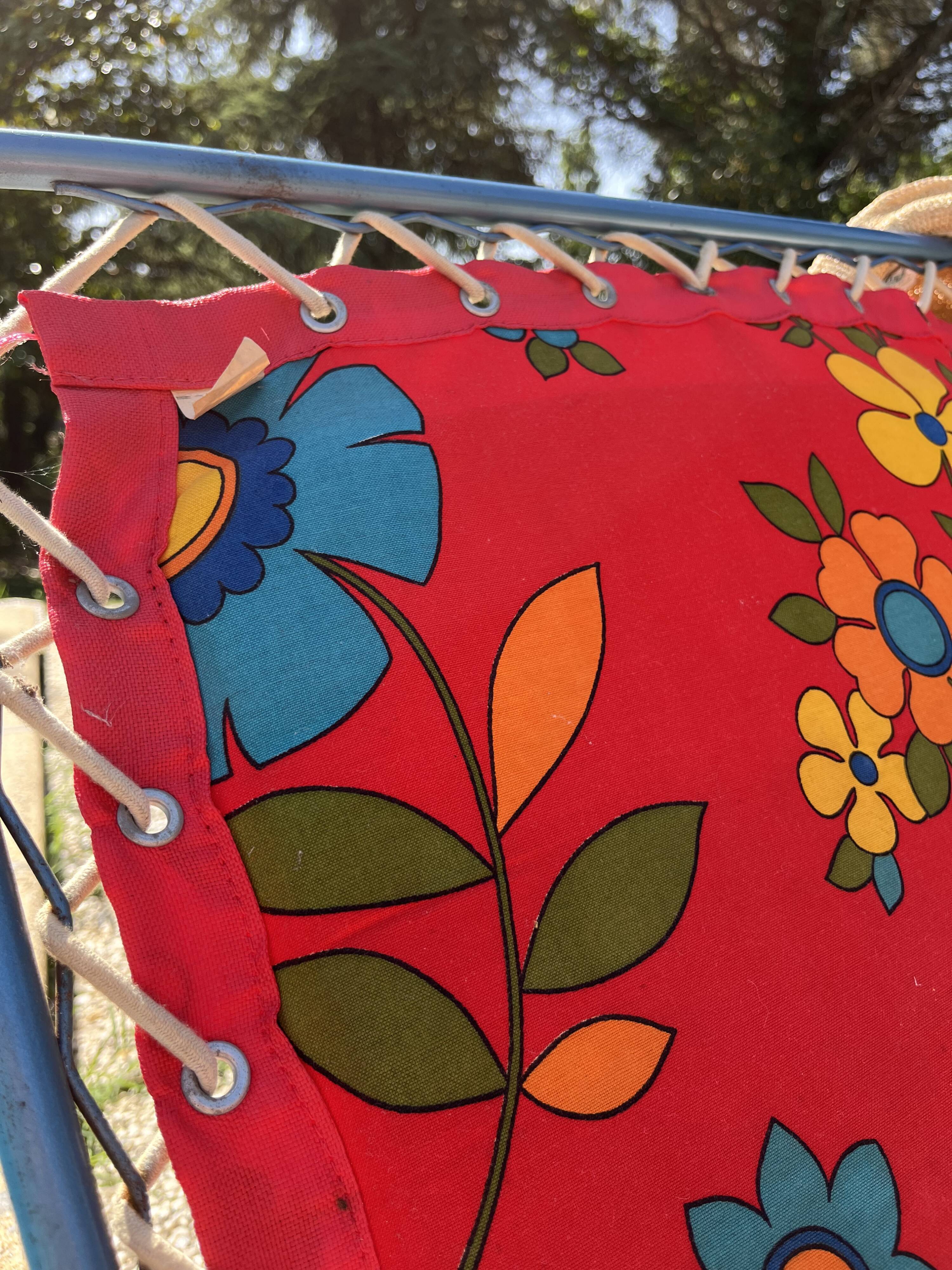 Bain de soleil à fleurs