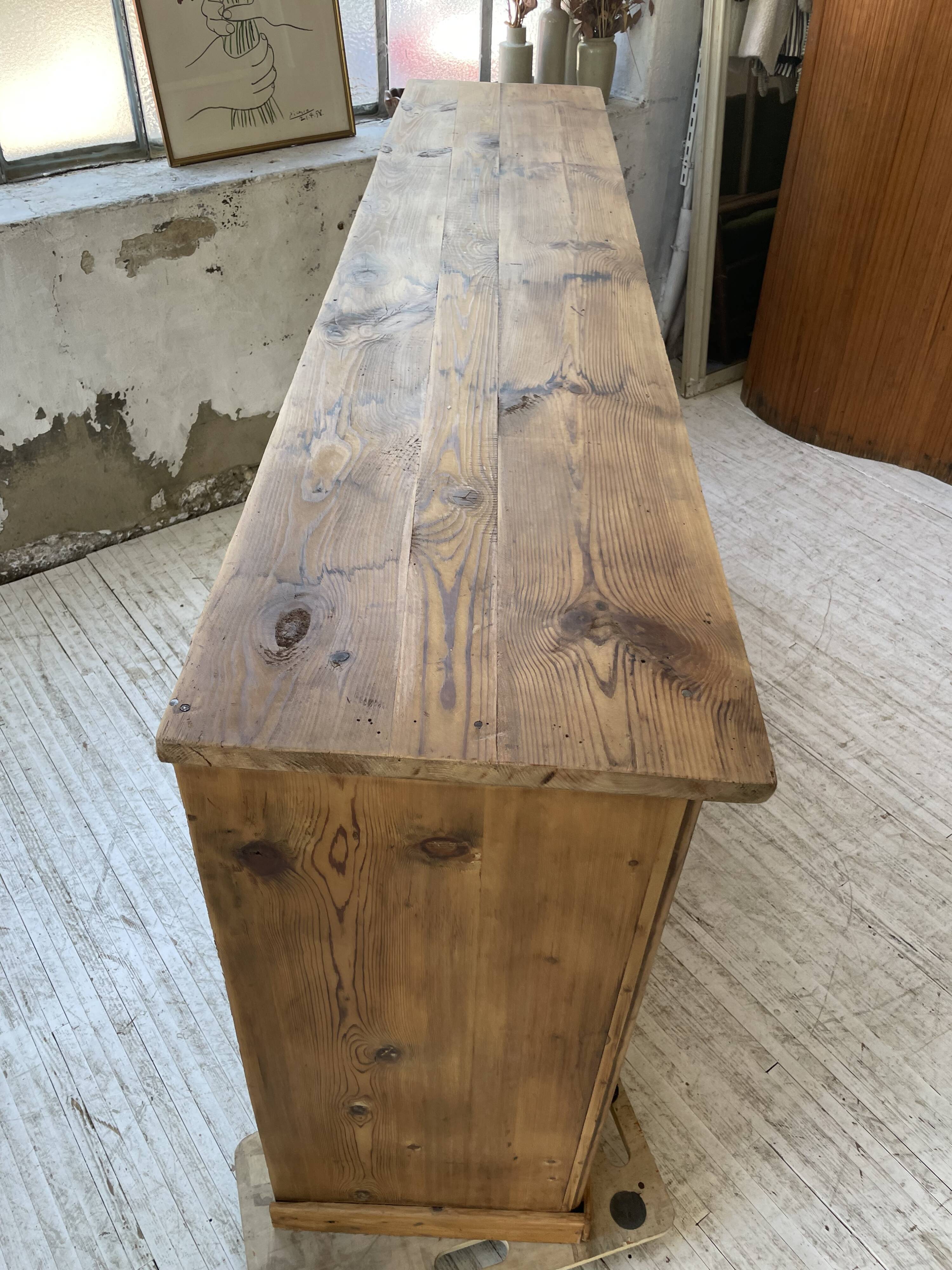 2m pine craft furniture sideboard