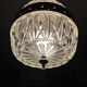 Suspension Mid Century en verre et métal