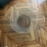 Warren Platner Steel and Glass Coffee Table, 1962