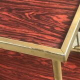 Brass and formica 60's rolling table