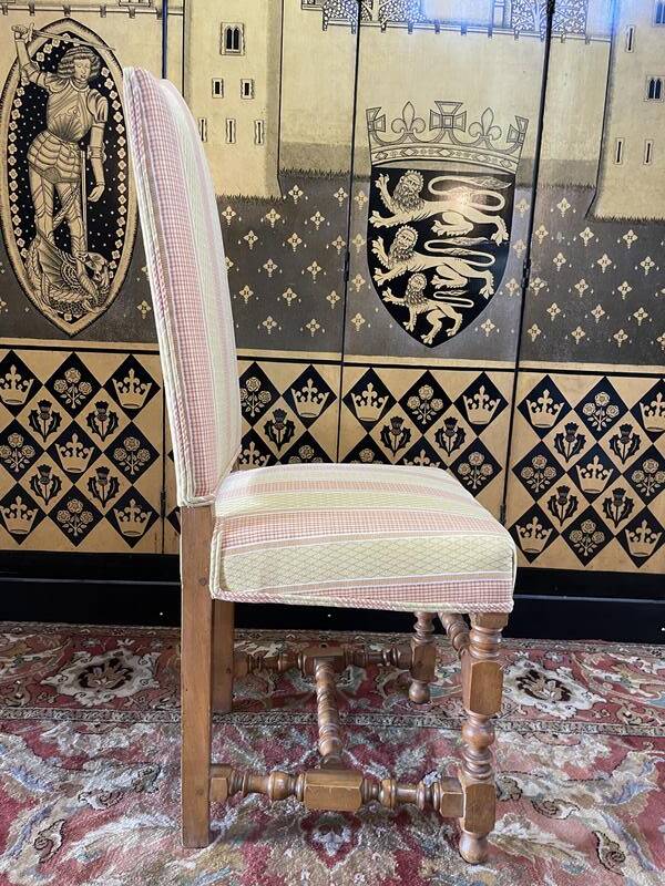 Set of 6 Louis XIII style chairs