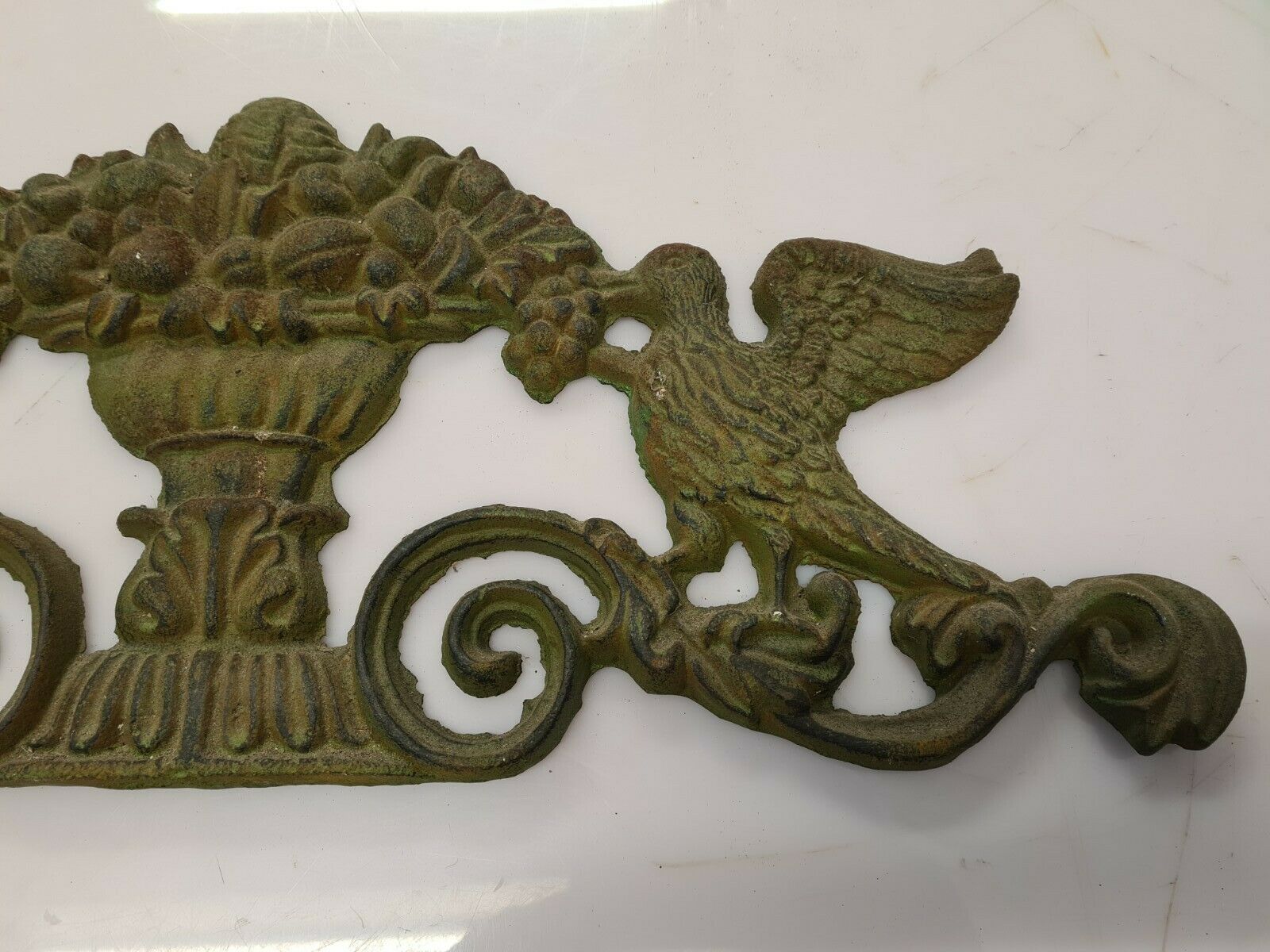 cast iron door pediment