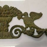 cast iron door pediment