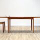 Table à manger danoise extensible en teck
