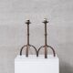 Pair of Spanish Metal Mid-Century Table Lamps