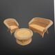 Vintage wicker lounge set, Netherlands 1970s