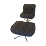 Pollock armchair and ottoman