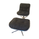 Pollock armchair and ottoman