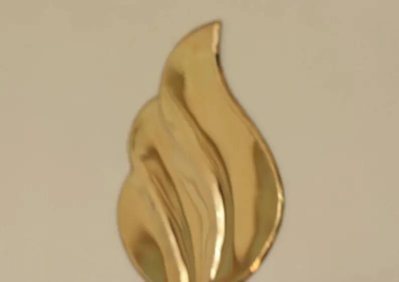 Pair of Swedish Mid-Century Brass Wall Sconces