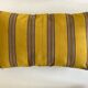 Silk canvas cushion Nobilis old raw linen back