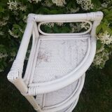 Rattan shelf