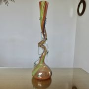 Large soliflore vase made of blown Murano glass, Venetian style, 1970s.