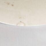 Longwy earthenware flat plate, Mésanges model