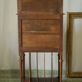 Louis XVI style music cabinet display case in 20th century walnut