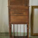 Louis XVI style music cabinet in walnut, 20th century.