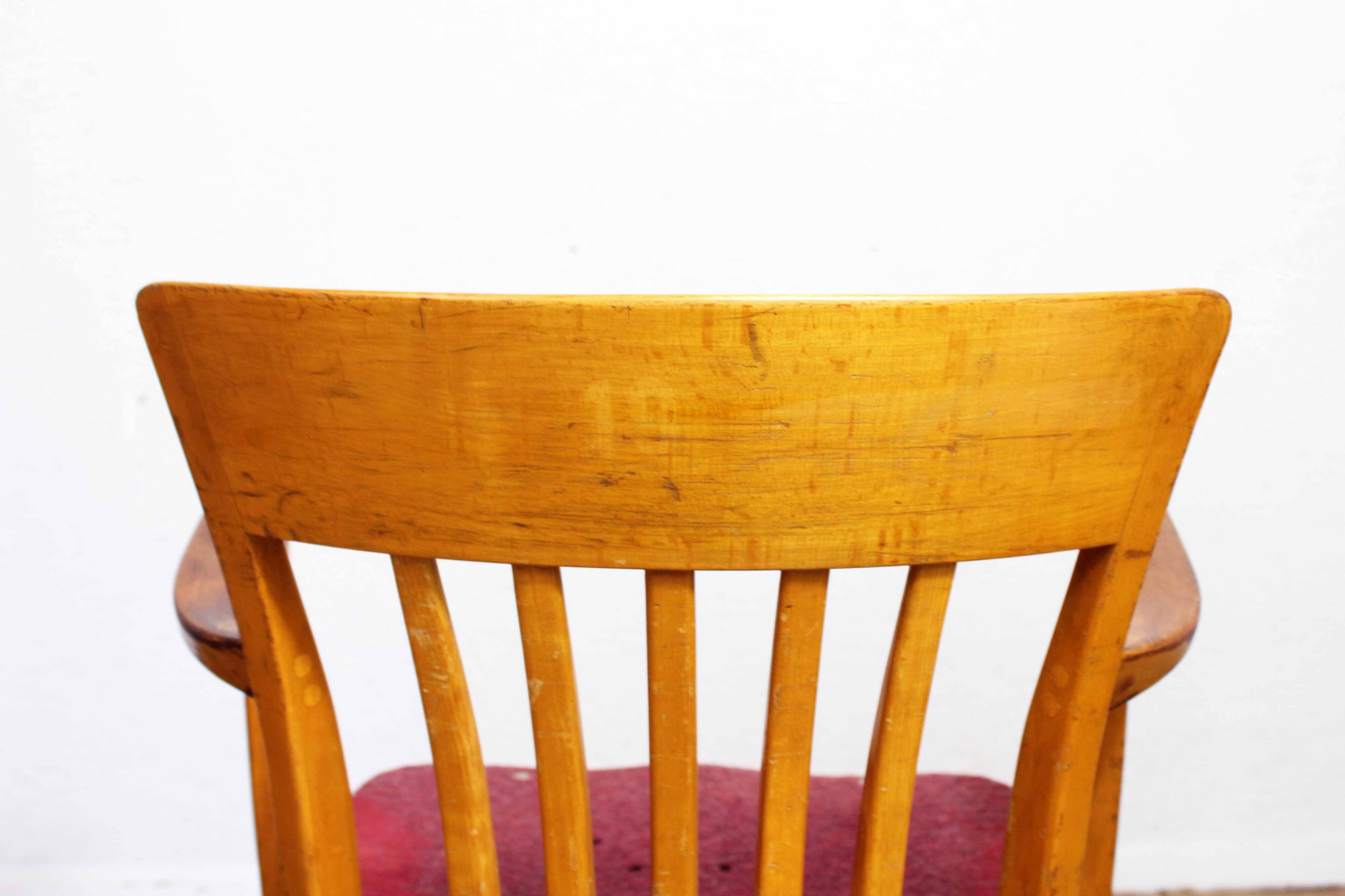 Stoll Giroflex wooden workshop chair