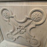 Huge sideboard, 1957, solid natural walnut