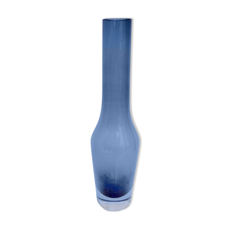 Murano vase in blue glass - design 1960